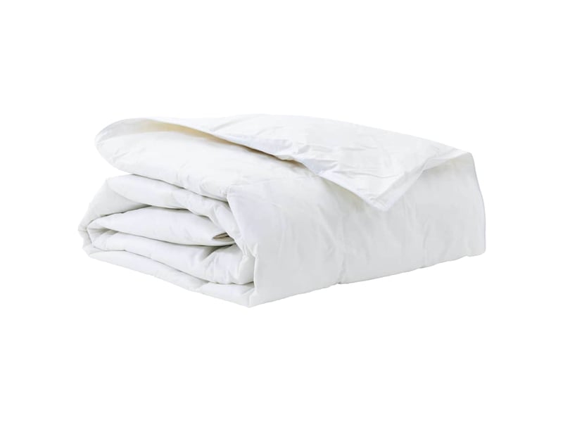  Couette - duvet 155 x 220 cm printemps, automne plume blanc respirant  - Conforama A