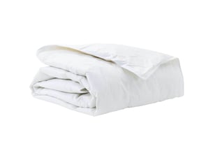 Couette - duvet 155 x 220 cm printemps, automne plume blanc respirant