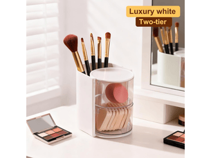 Boite rangement maquillagerangement makeup organizer, rangement maquillage rotatif organisateur de maquillages rotatif à 180°