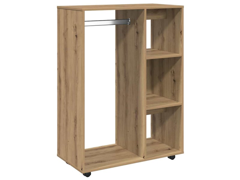  Garde-robe chambre, armoire de rangement chêne artisanal 80x40x110 cm bois d'ingénierie  - Conforama A