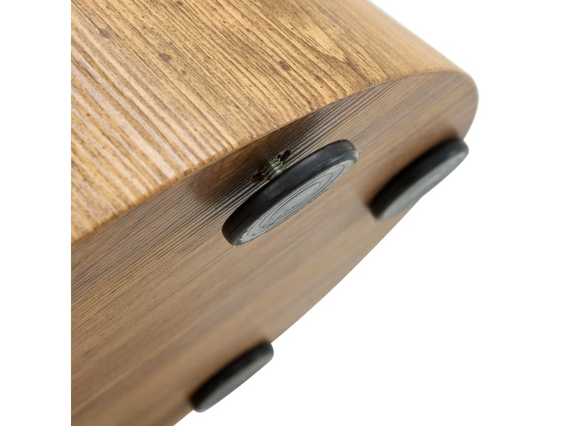  Table basse ronde en mdf pour salon, diamètre 60 cm, hauteur 35 cm, finition bois naturel  - Conforama D