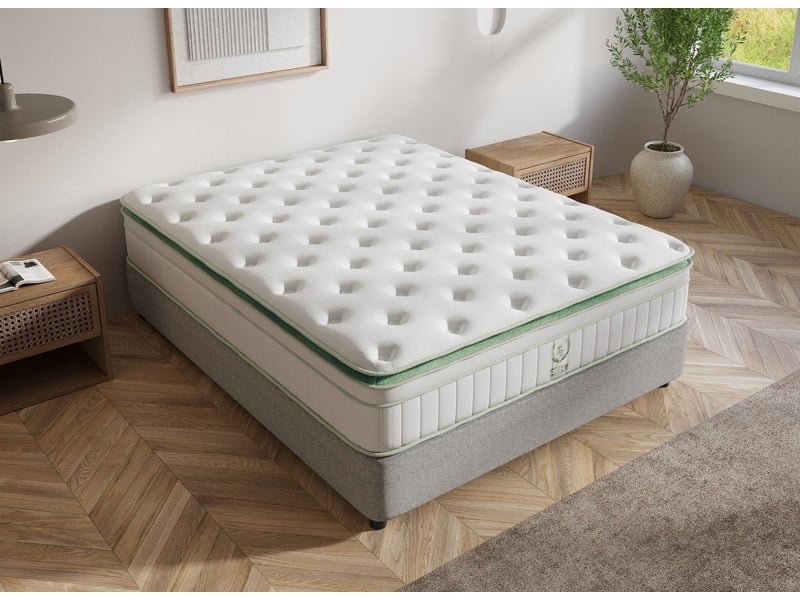 Matelas hybride ressorts ensachés 180 x 200 cm épaisseur 34 cm oscar OSCAR - Conforama A