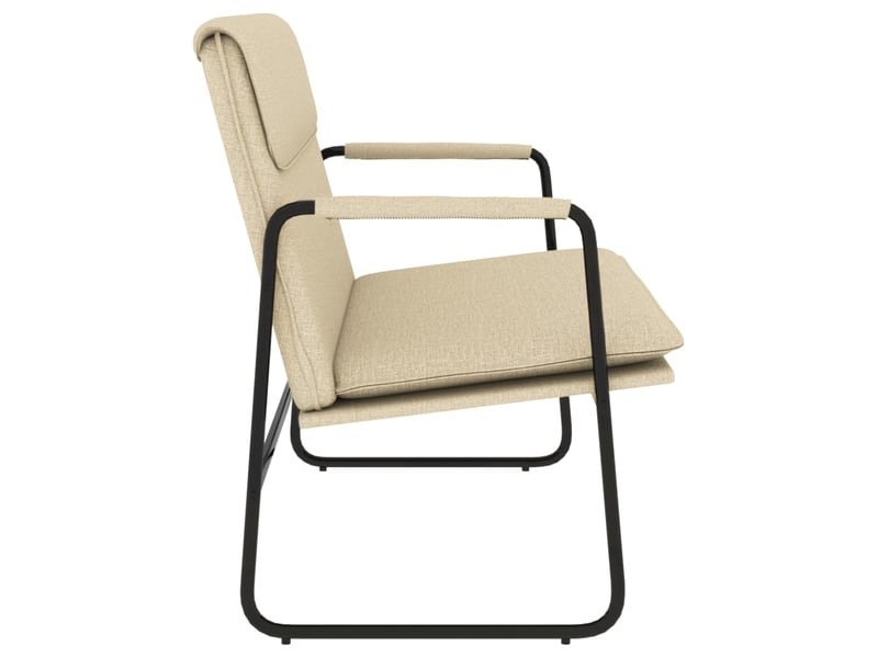 Banc d'entrée, banc d'intérieur crème 100x64x80 cm tissu  - Conforama D