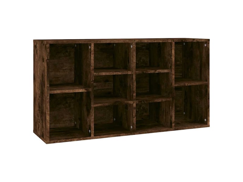  Banc à chaussures, meuble à chaussures chêne fumé 103x30x55 cm bois d'ingénierie  - Conforama A