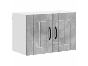 Meuble mural de cuisine, armoire de cuisine gris béton 60x31x40cm bois d'ingénierie