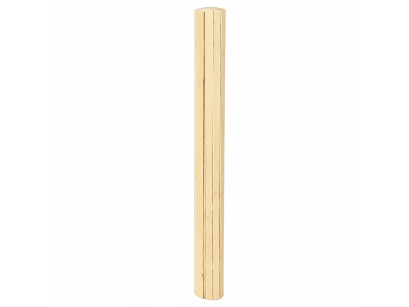  Tapis rectangulaire naturel clair 80x200 cm bambou - comfortxl 376777 - Conforama C