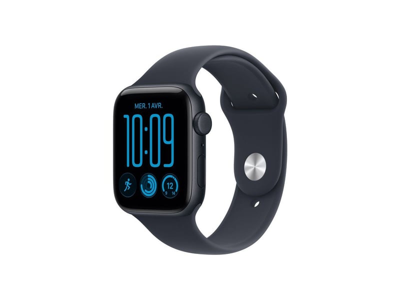  Montre intelligente se 3 gps cellular 44mm aluminium midnight avec bracelet sport bleu marine sm MJLQ4ZRA - Conforama A