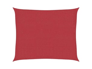 Voile d'ombrage - voile d'ombre - voile parasol 160 gm² rouge 2,5x3 m pehd