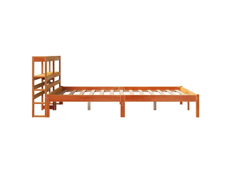  Lit double- lit adulte -  cadre de lit et tête de lit sans matelas  marron 120x190 cm  - Conforama D
