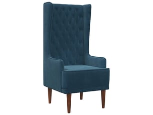 Fauteuil convertible VIDAXL Velours bleu
