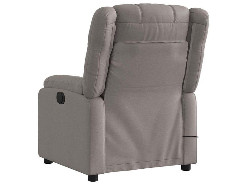 Fauteuil de massage - fauteuil relax inclinable taupe tissu - Conforama D