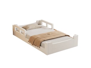 Lit simple 90x200 cm    coloris blanc