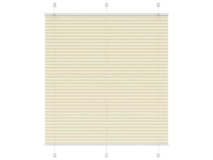 Store plissé, store de fenêtre crème 120x100cm largeur du tissu 119,4cm polyester cf46829