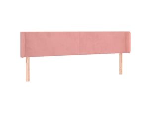 Tete de lit A poser largeur 183 cm rose