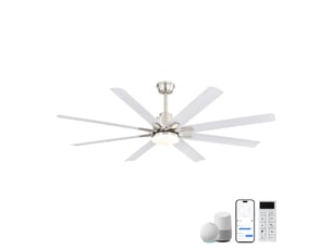 Brasseur d'air BLOSSOM KBS-66K002SMTY-SN-DC-WH-60-W - 18 watts 