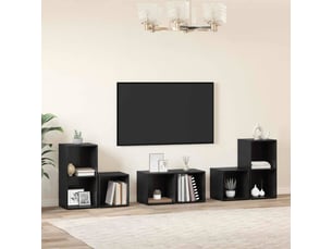 Meuble tv coloris noir 5 cm <strong></strong>  <strong></strong>