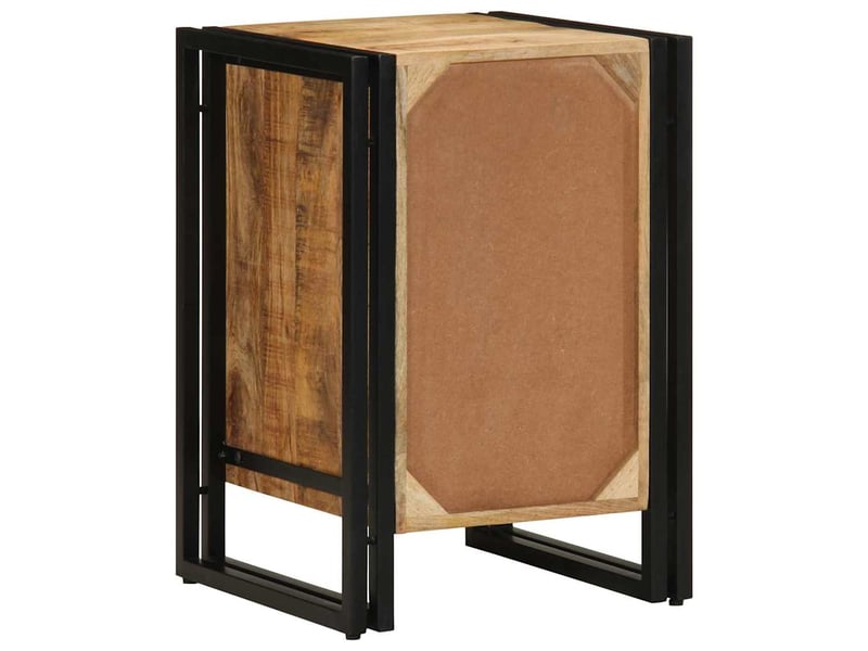  Table de chevet - cabinet de chevet - table de nuit marron 40 x 40 x 59 cm bois de mangue massif  - Conforama D