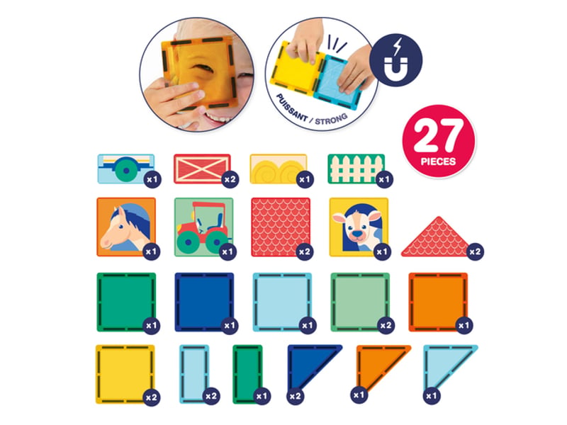  Paneau magnetique - 27 pieces 50052 - Conforama C