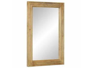 Miroir salle de bain, miroir de toilette marron 50x70x2,5 cm bois de manguier cf62650