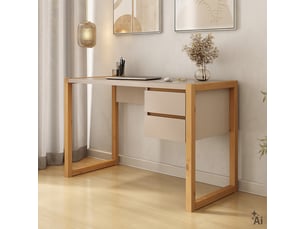 Bureau enfant IDIMEX  118 cm coloris beige