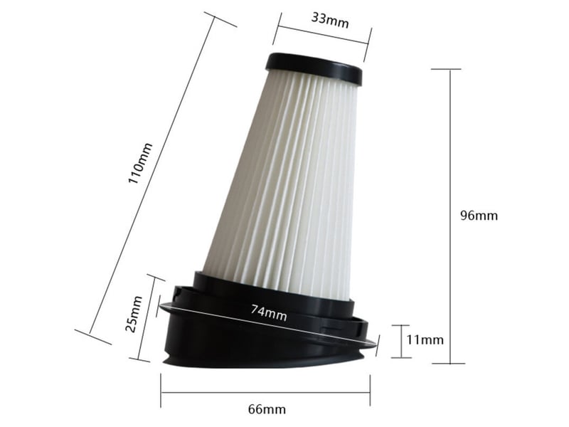 Lot de 2 filtres de remplacement pour rowenta aspirateur balais x-pert 3.60 x-pert 160 rh72xxx zr005202 - rwfiltre pour aspirateur  - Conforama B