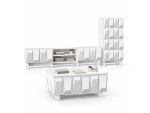 Meuble tv coloris blanc 180 cm EVRYAE