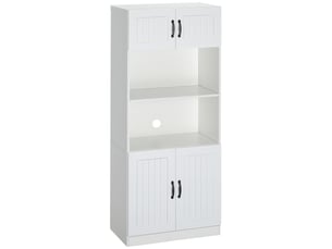 Buffet 4 porte(s)  0 tiroir(s) LPOSPI  - 70 cm coloris blanc 
