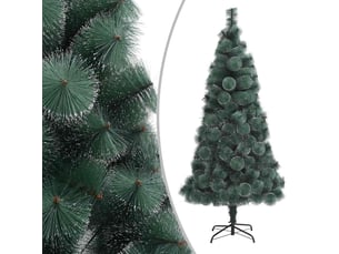 Sapin de noël artificiel, arbre de noël avec support vert 150 cm pet