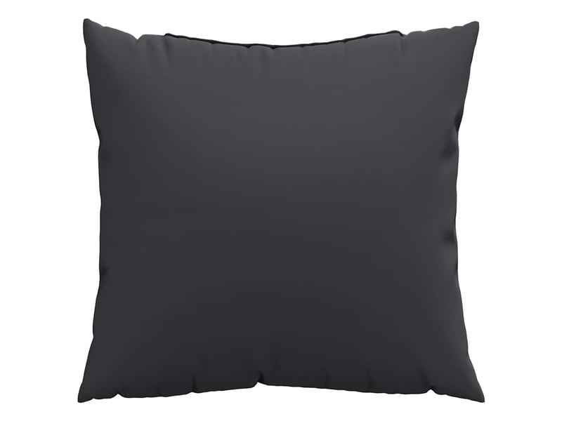  Lot de 4 coussins de canapé, coussins décoratifs noir 60x60 cm tissu cf59227  - Conforama C