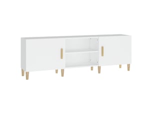 Meuble tv coloris blanc 150 cm <strong></strong>  <strong></strong>