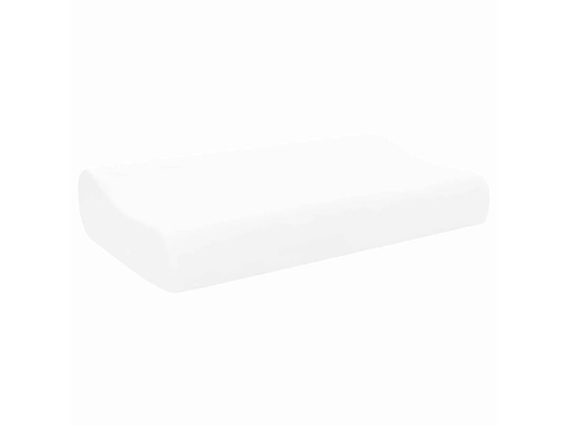  Oreiller, coussin de sommeil 80 x 40 x 12,5 cm moyen blanc cf55939  - Conforama C