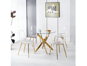 Ensemble table rond(e) 4 chaise(s) MEUBLIV