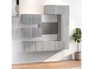 Meuble tv coloris gris  <strong></strong>  <strong></strong>
