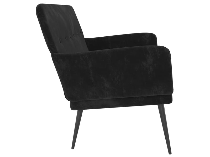  Banc chambre, banc de lit noir 108x79x79 cm velours shl24165  - Conforama D