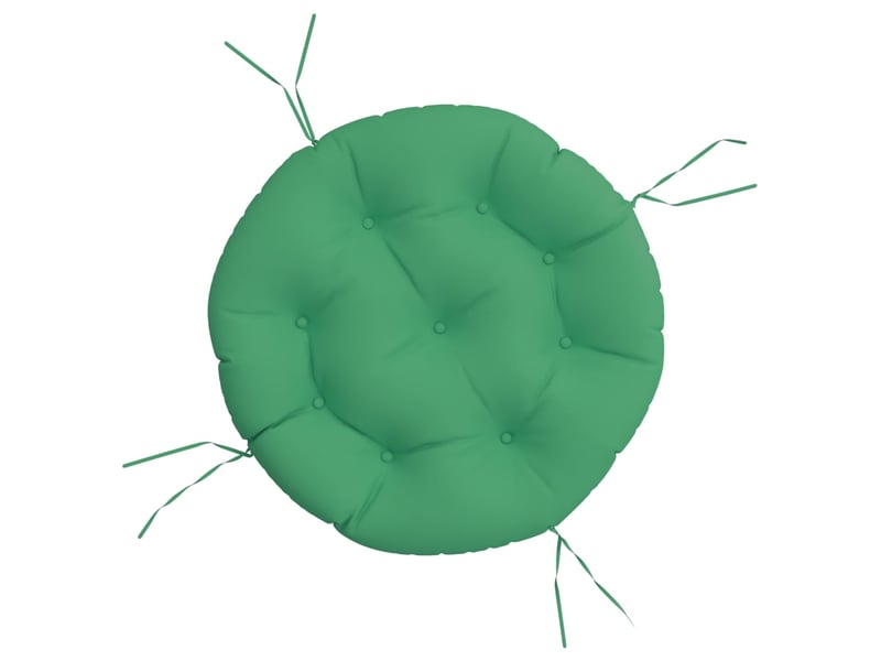  Coussin rond, coussin d'assise vert ø 60 x11 cm tissu oxford cf56634  - Conforama A