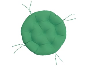 Coussin rond, coussin d'assise vert ø 60 x11 cm tissu oxford cf56634