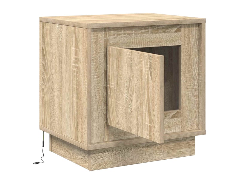 Table de chevet - cabinet de chevet - table de nuit chêne sonoma 44 x 34,5 x 45 cm - Conforama D