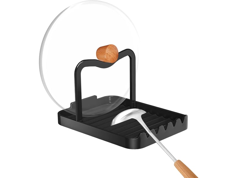  Support de couvercle de casserole repose cuillere cuisine plateau d'égouttement pour ustensiles de cuisine, couvercle de casserole et cuillère  - Conforama A