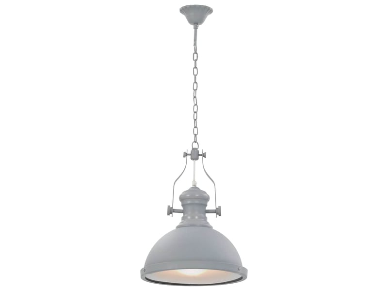  Plafonnier, lampe plafond gris rond e27  - Conforama A