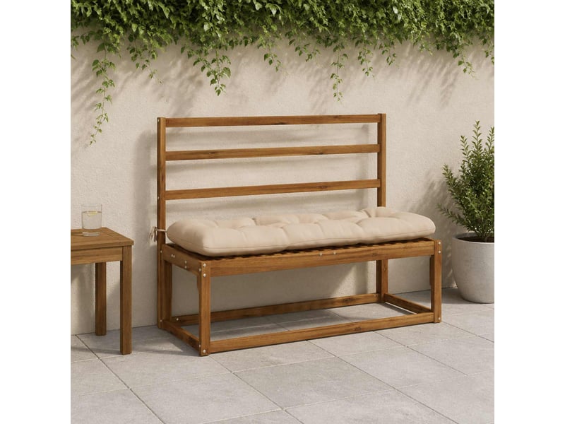  Lot de 2 coussins de banc, coussins d'assise vianen 100 % polyester crème cf57648  - Conforama B