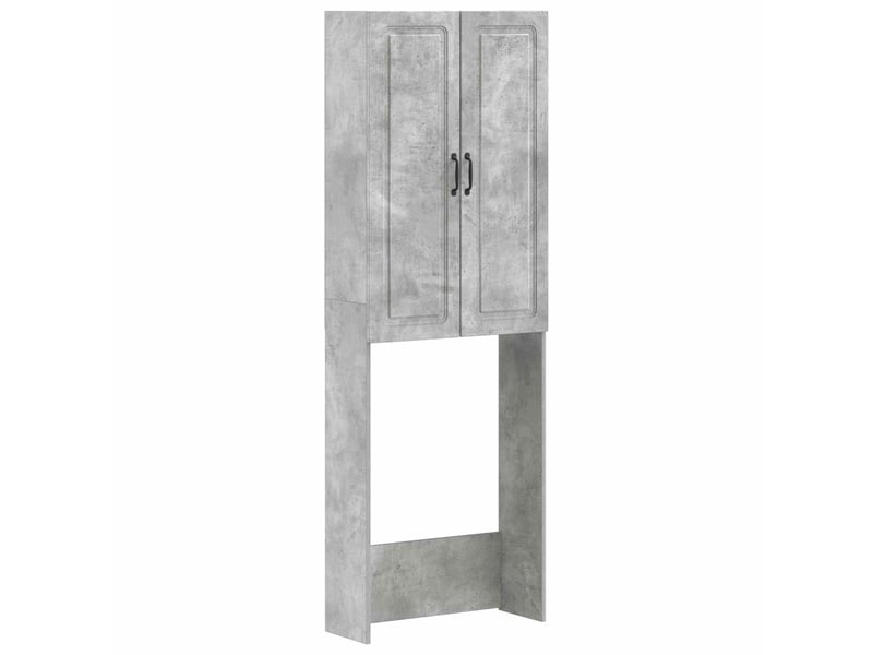  Armoire de toilette, meuble de toilette utrecht gris béton 66x25.5x190 cm  - Conforama A