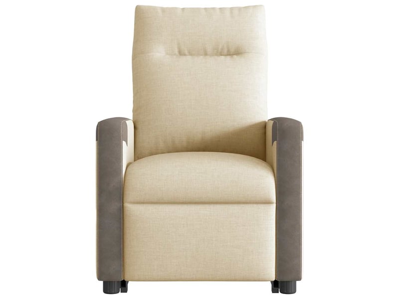  Fauteuil inclinable de massage, fauteuil relax crème tissu shl86537  - Conforama E