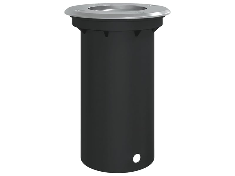  Lampe au sol d'extérieur ronde ambiance accueillante 10,5 x 14,5 cm en aluminium noir 02_0056639  - Conforama A