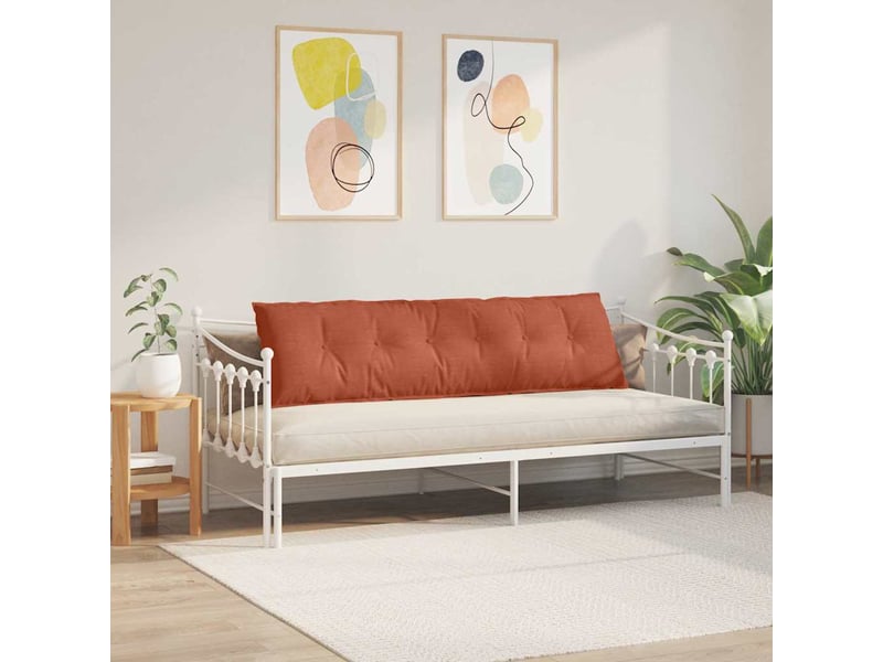 Coussin de dos, coussin de dossier rouge orange 180 x 50 cm tissu en velours côtelé cf55012  - Conforama D