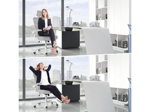 Chaise de bureau <strong></strong> <strong></strong> avec assise réglable en hauteur