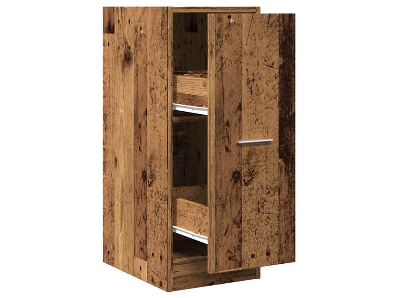  Meuble de rangement, armoire d'apothicaire vieux bois 30x41x77,5cm bois d'ingénierie  - Conforama A