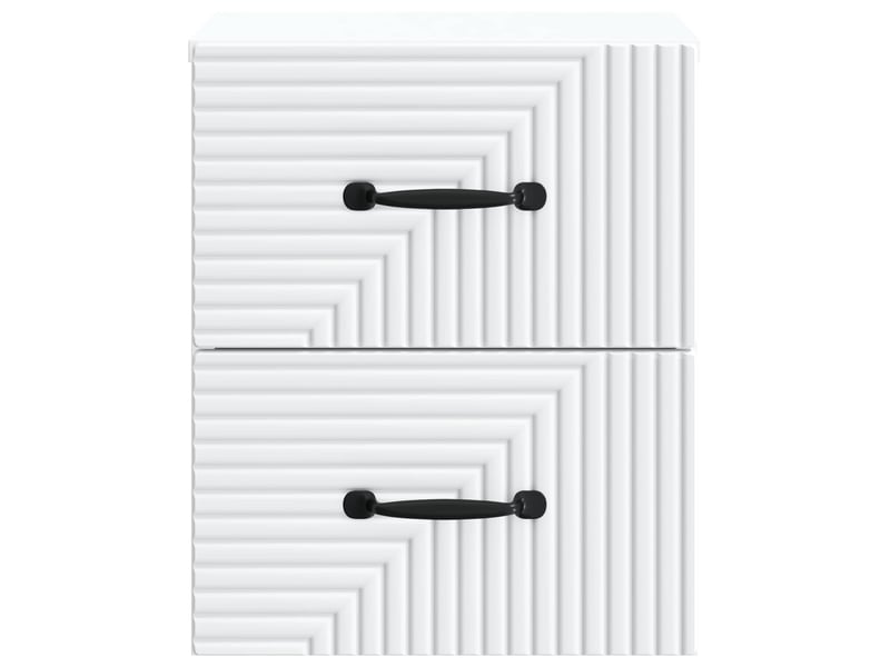  Table de chevet - cabinet de chevet - table de nuit mural avec tiroir blanc 34,5 x 33 x 40 cm  - Conforama D