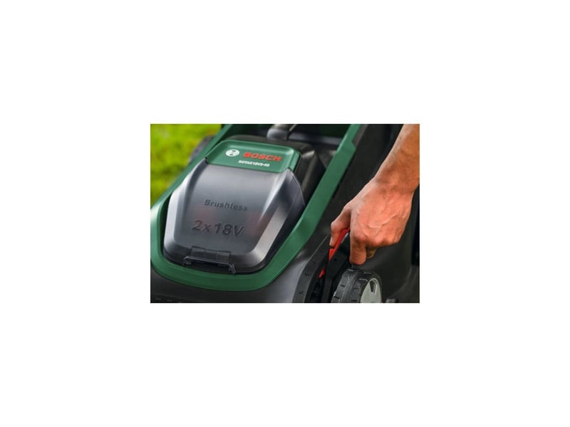  Tondeuse sans fil 18v 43 cm 3 en 1 avec 2 batteries 4ah et chargeur BOS4053423656527 - Conforama D