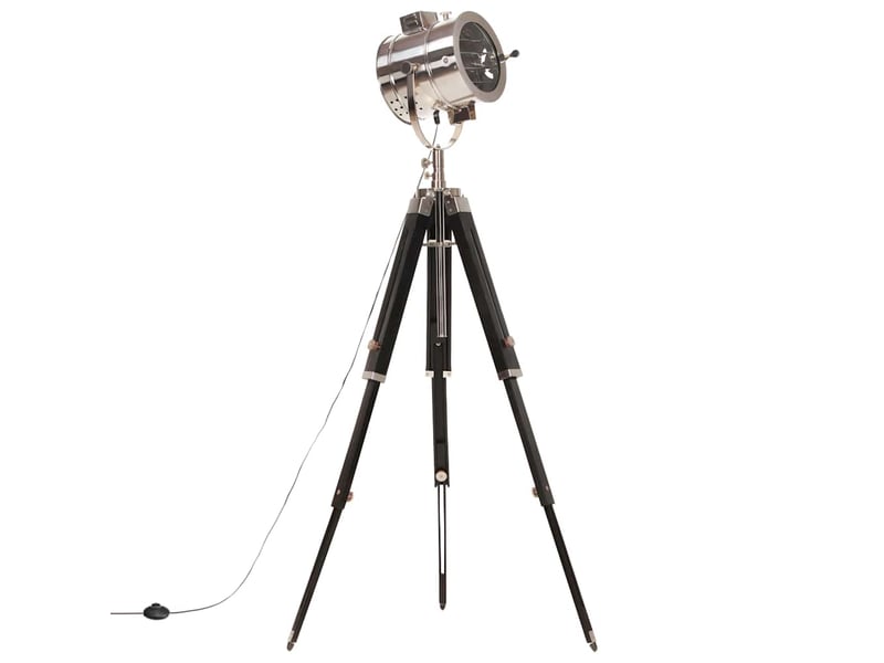  Lampadaire à trépied bois de manguier massif 165 cm shl98832  - Conforama A