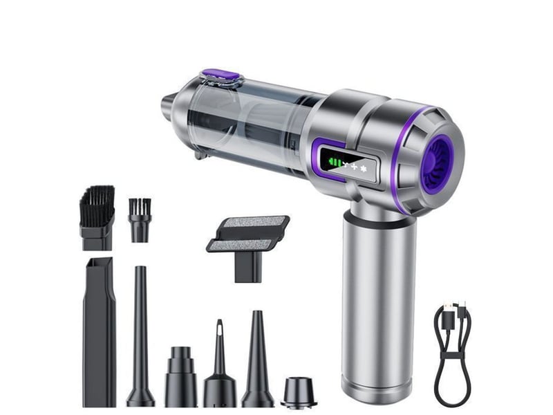  Aspirateur balai 4 en 1 sans fil 16 kpa avec soufflerie lcd type c 3 vitesses 413446_AACKO80508_6_DROPFR - Conforama A